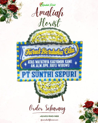 Papan Bunga Duka di Hative Besar