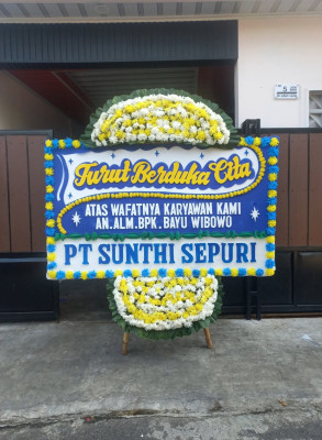 Papan Bunga Duka di Hative Besar